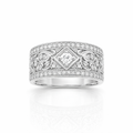 Eleganter Breiter Ring