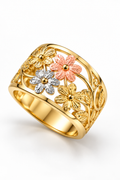Gold Silber Enamel