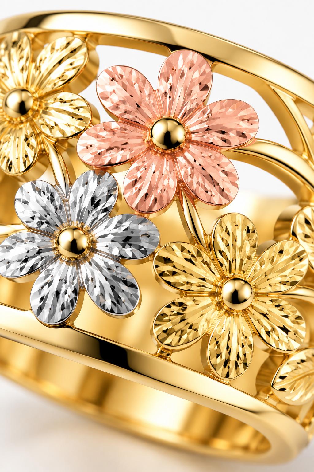Gold Silber Enamel