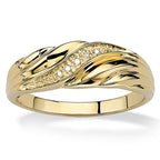 Ring Silber Gold Zirkonia