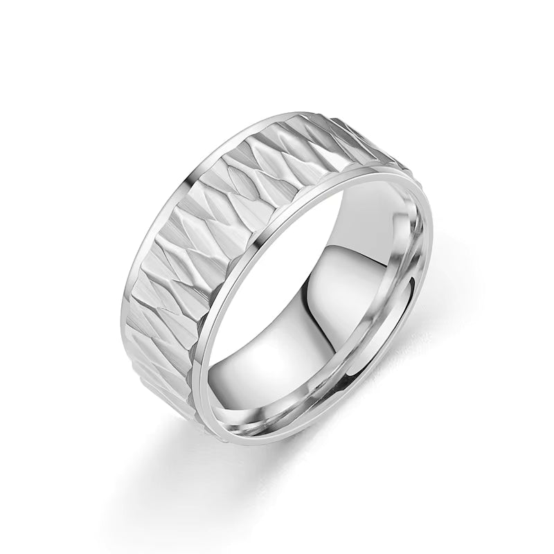 Carved Gold Silber