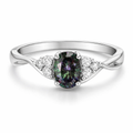 Multicolor Zirkonia Ring