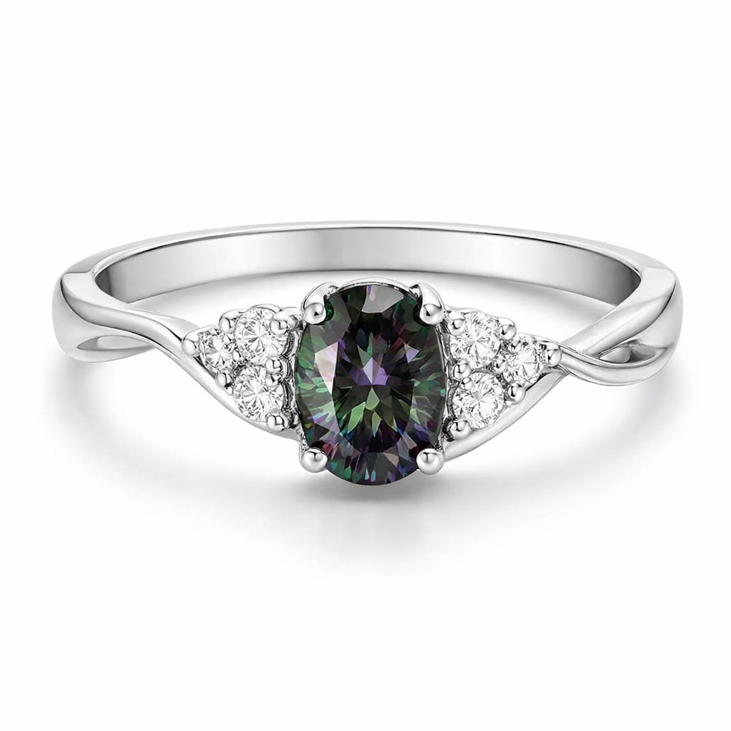 Multicolor Zirkonia Ring