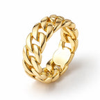 Gliederring Gold Silber Bi Color