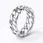 Gliederring Gold Silber Bi Color