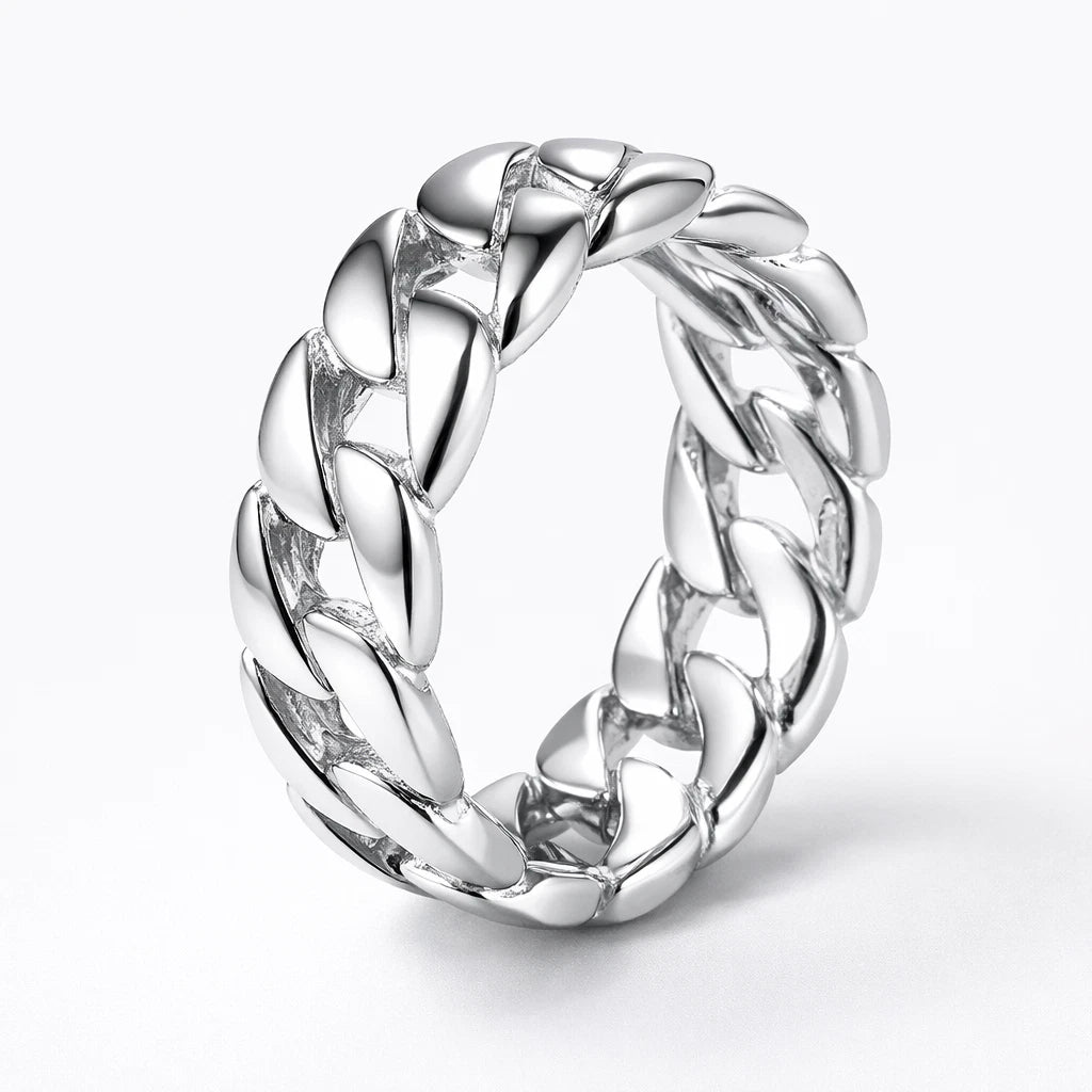 Gliederring Gold Silber Bi Color