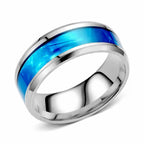 Schimmerndes Inlay Grün Bunt Blau