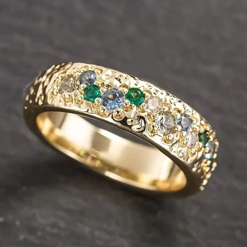 Gold Grüne Zirkonia