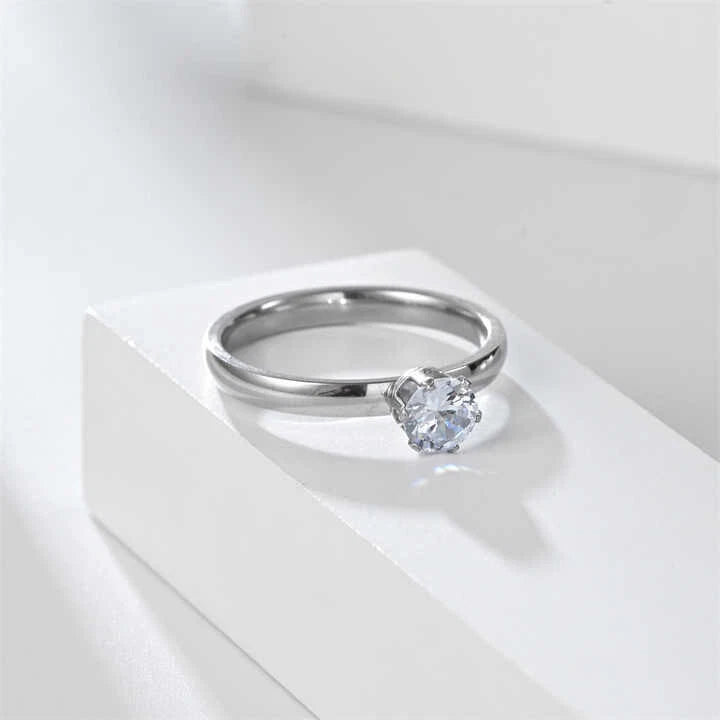 Zirkonia Einzeln Gold Silber