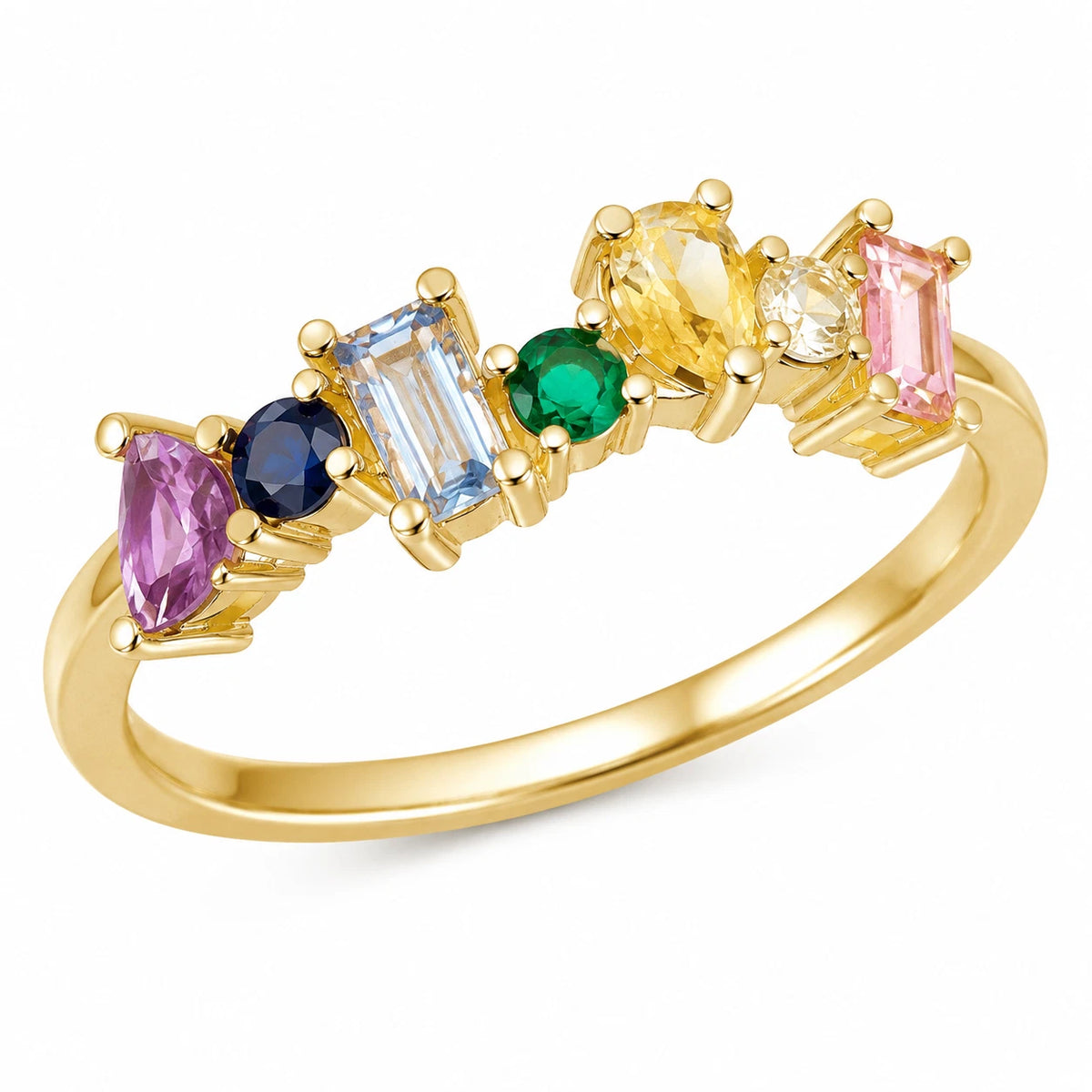 Bunte Zirkonia Gold
